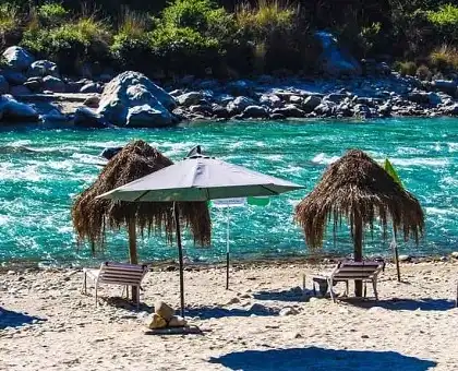 Bhotekoshi River Beach Camp | 2 Days Rafting Adventure