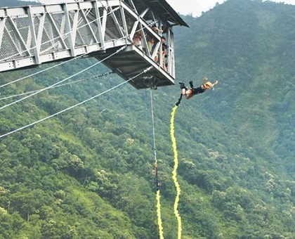 High Ground Bungy Pokhara | 80m Bungee Adventure Nepal